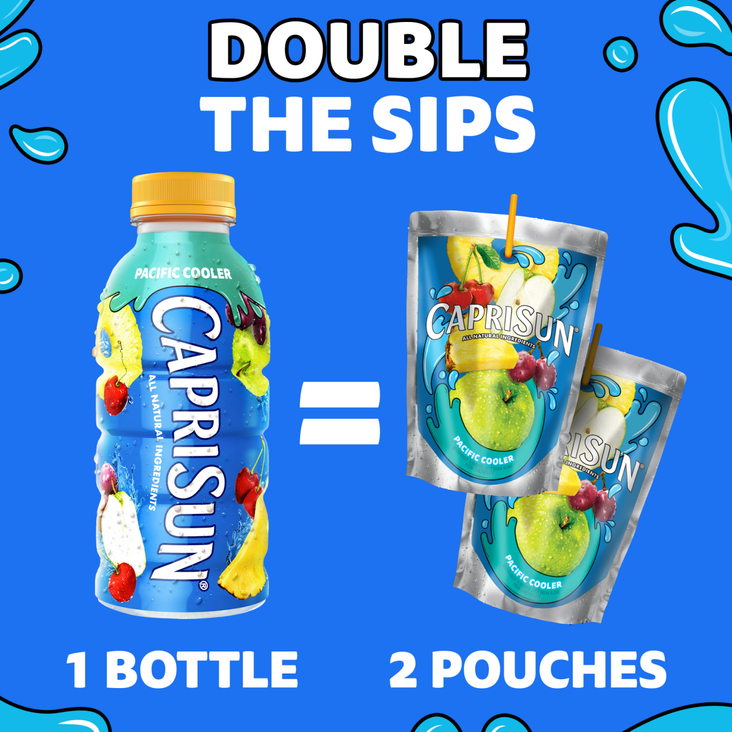 slide 7 of 8, Capri Sun Pacific Cooler Juice Drink Blend, 12 fl oz Bottle, 12 fl oz