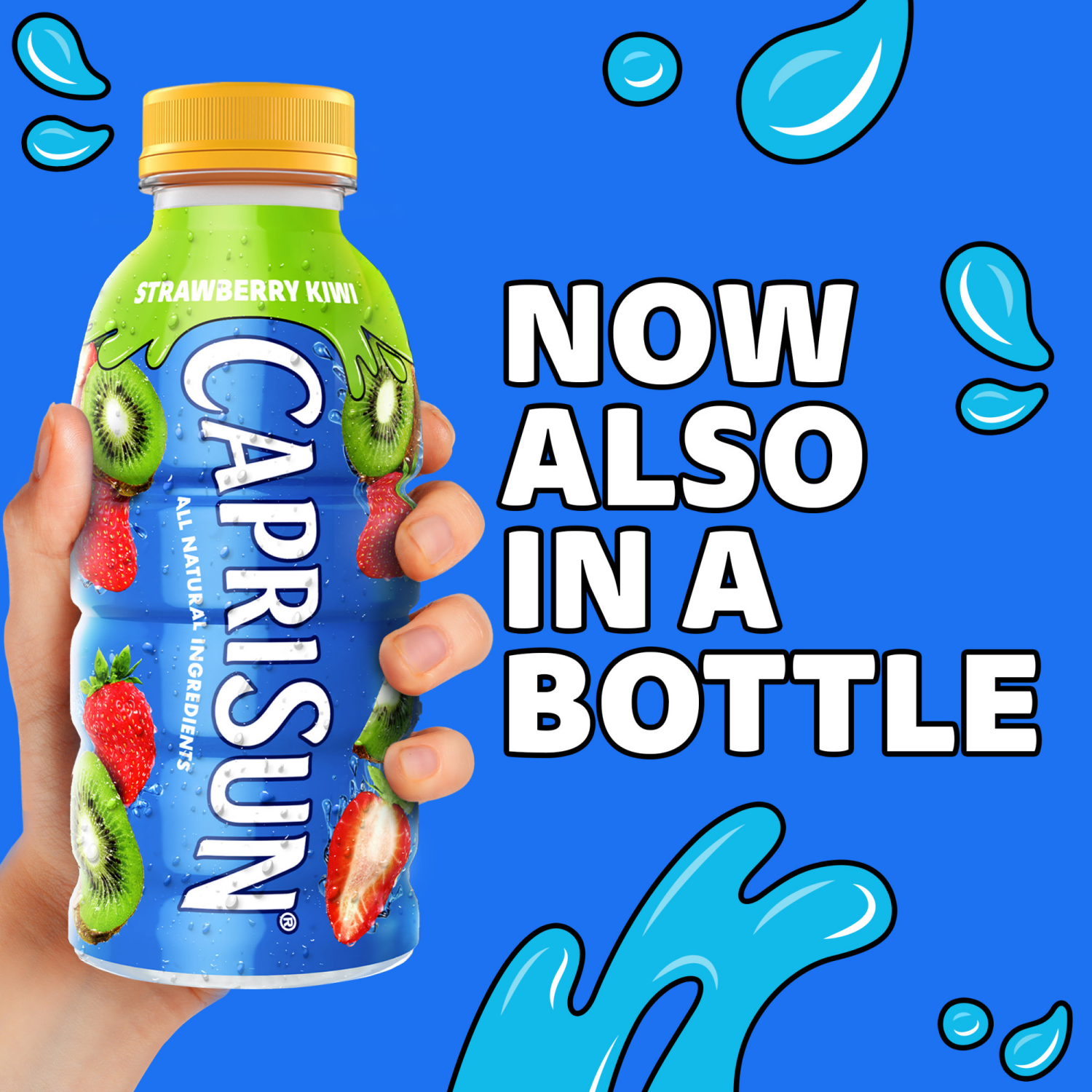 slide 6 of 8, Capri Sun Strawberry Kiwi Flavored Juice Drink Blend, 12 fl oz Bottle, 12 fl oz