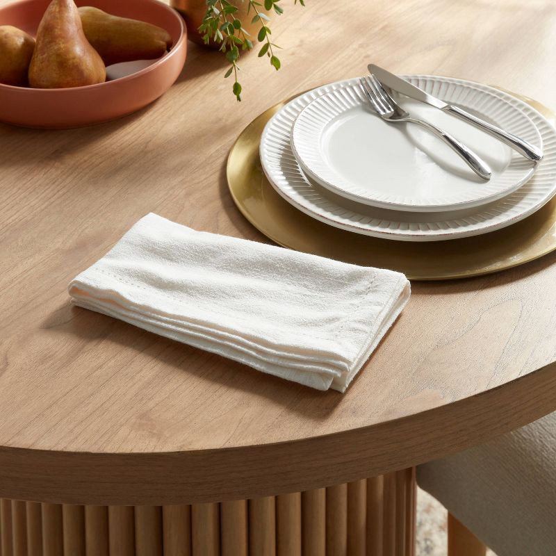 slide 3 of 3, 2pk Napkin Ivory - Threshold, 2 ct