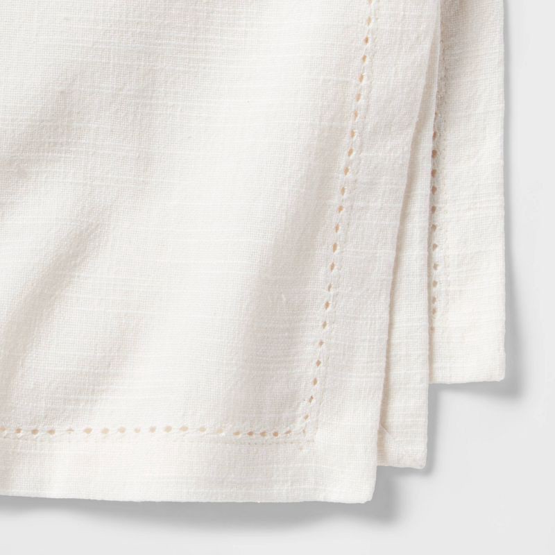 slide 2 of 3, 2pk Napkin Ivory - Threshold, 2 ct