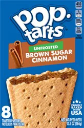 Pop-Tarts Unfrosted Brown Sugar Cinnamon Toaster Pastries 8 ea
