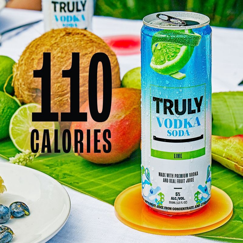 slide 7 of 10, Truly Spiked & Sparkling Truly Vodka Seltzer Variety - 8pk/12 fl oz Cans, 8 ct; 12 fl oz