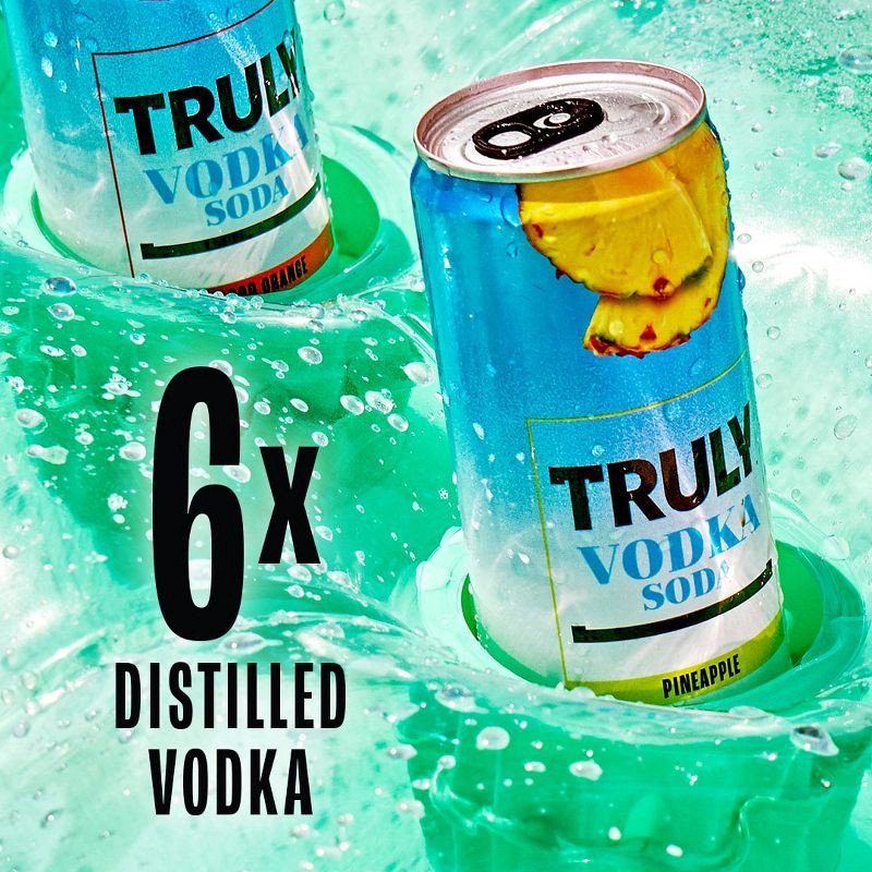 slide 8 of 10, Truly Spiked & Sparkling Truly Vodka Seltzer Variety - 8pk/12 fl oz Cans, 8 ct; 12 fl oz