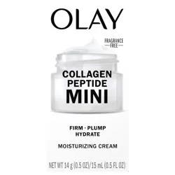 Olay Collagen Peptide Mini, Firm – Plump – Hydrate- Moisturizing Cream, Trial Size, 0.5 oz