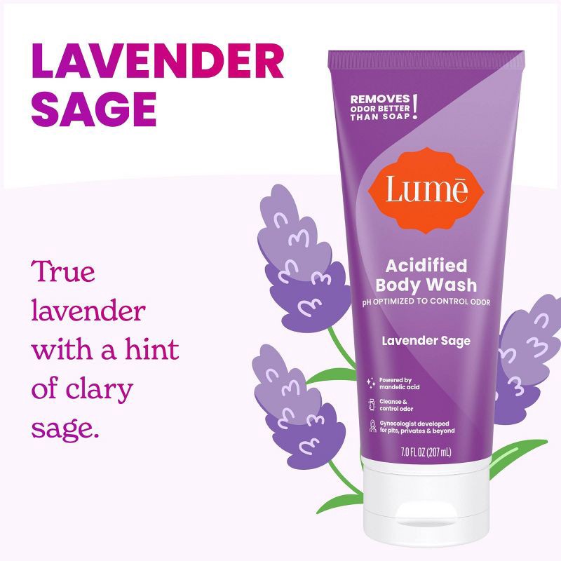 slide 8 of 9, Lume Body Wash Tube - Lavender - 7 fl oz, 7 fl oz