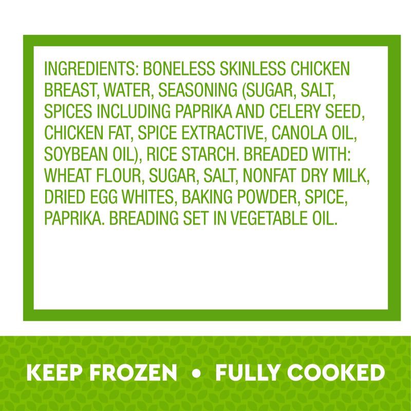 slide 5 of 7, Just Bare Lightly Breaded Chicken Breast Bites - Frozen - 24oz, 24 oz
