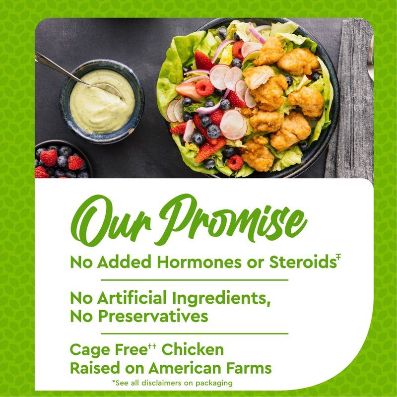 slide 6 of 7, Just Bare Lightly Breaded Chicken Breast Bites - Frozen - 24oz, 24 oz