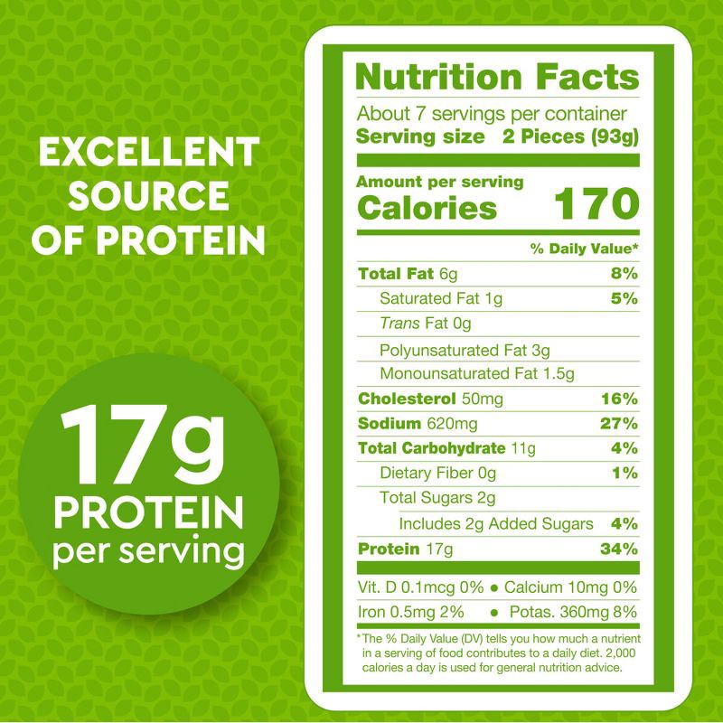 slide 4 of 7, Just Bare Lightly Breaded Chicken Breast Strips - Frozen - 24oz, 24 oz