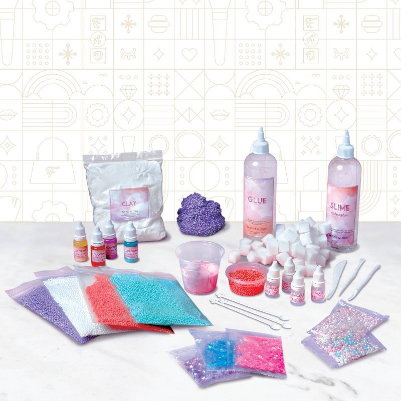 slide 6 of 8, FAO Schwarz Magical Colorful Glitter Unicorn Slime Kids Craft Kit - 39pc: Creativity & Sensory Development, 39 ct