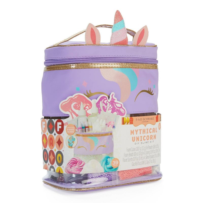 slide 7 of 8, FAO Schwarz Magical Colorful Glitter Unicorn Slime Kids Craft Kit - 39pc: Creativity & Sensory Development, 39 ct