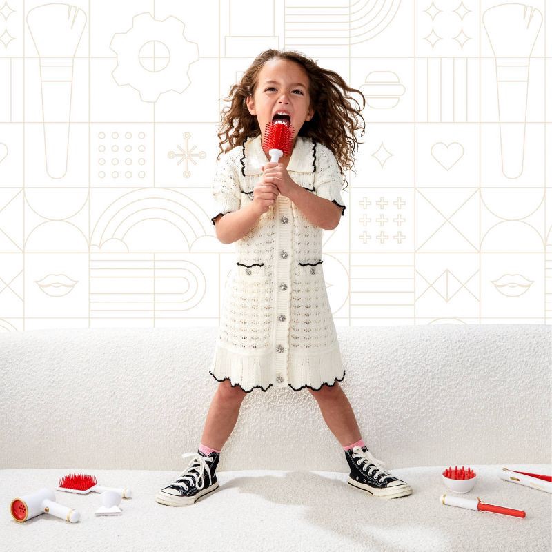 slide 5 of 6, FAO Schwarz Pampered Play Hair Pro 8pcs - White, 8 ct