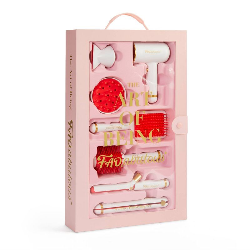 slide 6 of 6, FAO Schwarz Pampered Play Hair Pro 8pcs - White, 8 ct