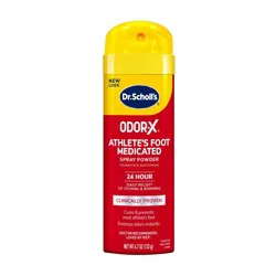 Dr. Scholl&#x27;s Odor-X Athlete&#x27;s Foot 24hr Medicated AF Spray Powder - 4.7oz