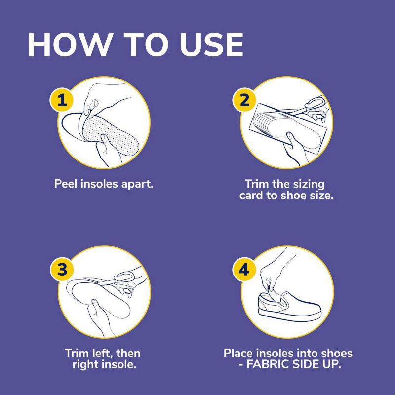 slide 8 of 10, Dr. Scholl's Sockless Comfort Shoe Insoles - 3 Pair, 1 ct