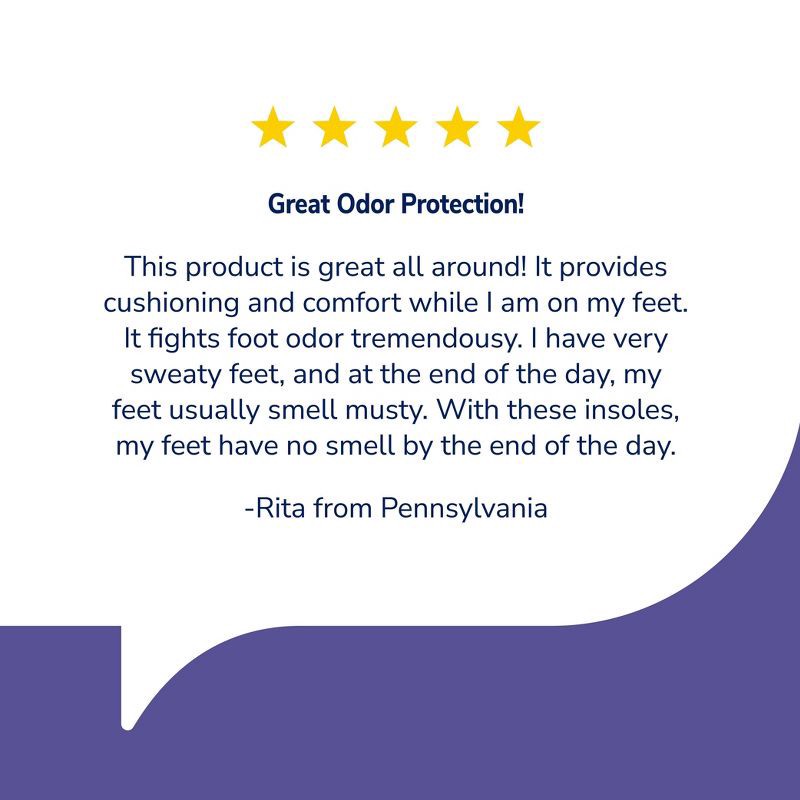 slide 8 of 9, Dr. Scholl's Sockless Comfort Shoe Insoles - 3 Pair, 1 ct