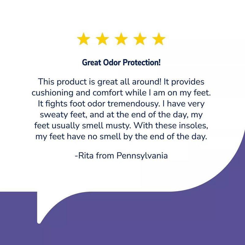 slide 10 of 10, Dr. Scholl's Sockless Comfort Shoe Insoles - 3 Pair, 1 ct