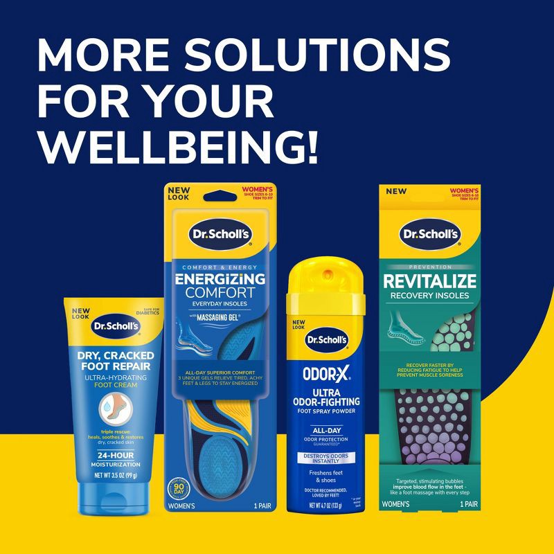 slide 9 of 9, Dr. Scholl's Prevent Pain Women's Shoe Insoles - Size 6-10, 1 ct