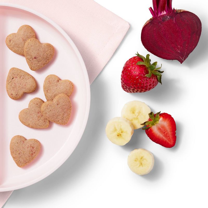 slide 2 of 3, Organic Beetroot Biscuit Toddler Snacks - 5oz/14pk - Good & Gather™, 5 oz, 14 ct