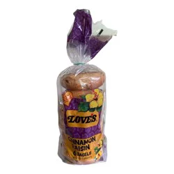 Love's Cinnamon Raisin Bagel - 18oz