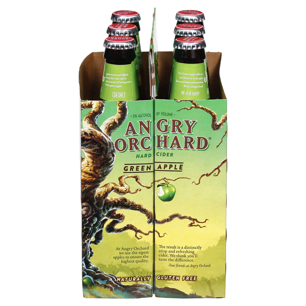 Angry Orchard Green Apple Cider 6pack Bottles 6 ct; 12 fl oz Shipt