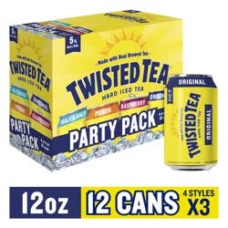 Twisted Tea Hard Iced Tea, Party Pack