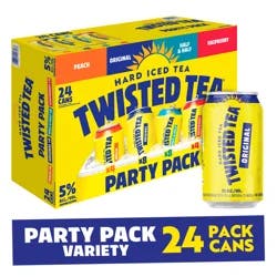 Twisted Tea Hard Iced Tea, Party Pack