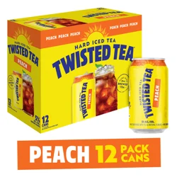 Twisted Tea Hard Iced Tea, Peach