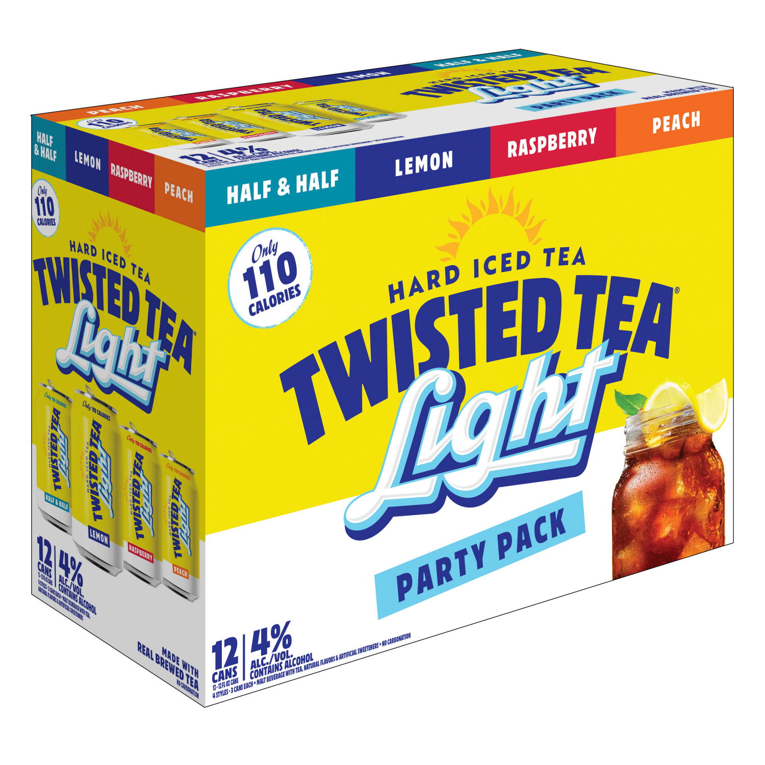 slide 2 of 4, Twisted Tea Light Variety - 12pk/12 fl oz Cans, 12 ct; 12 fl oz