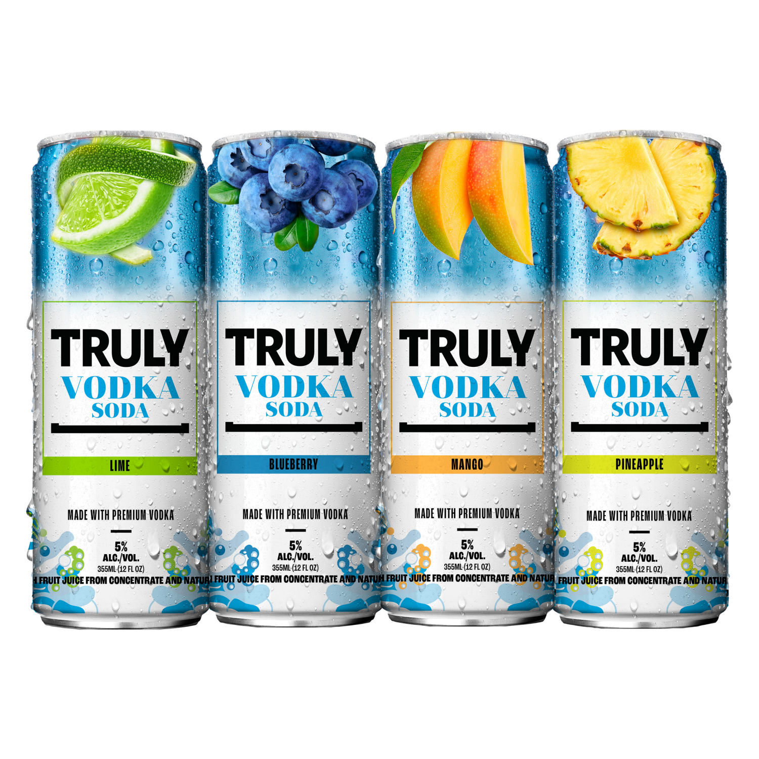 slide 2 of 3, TRULY Vodka Soda Classic Variety Pack (12 fl. oz. Can, 8pk.), 8 ct