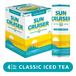 Sun Cruiser Vodka Iced Tea, Classic Iced Tea (12 fl. oz. Can, 4pk.)