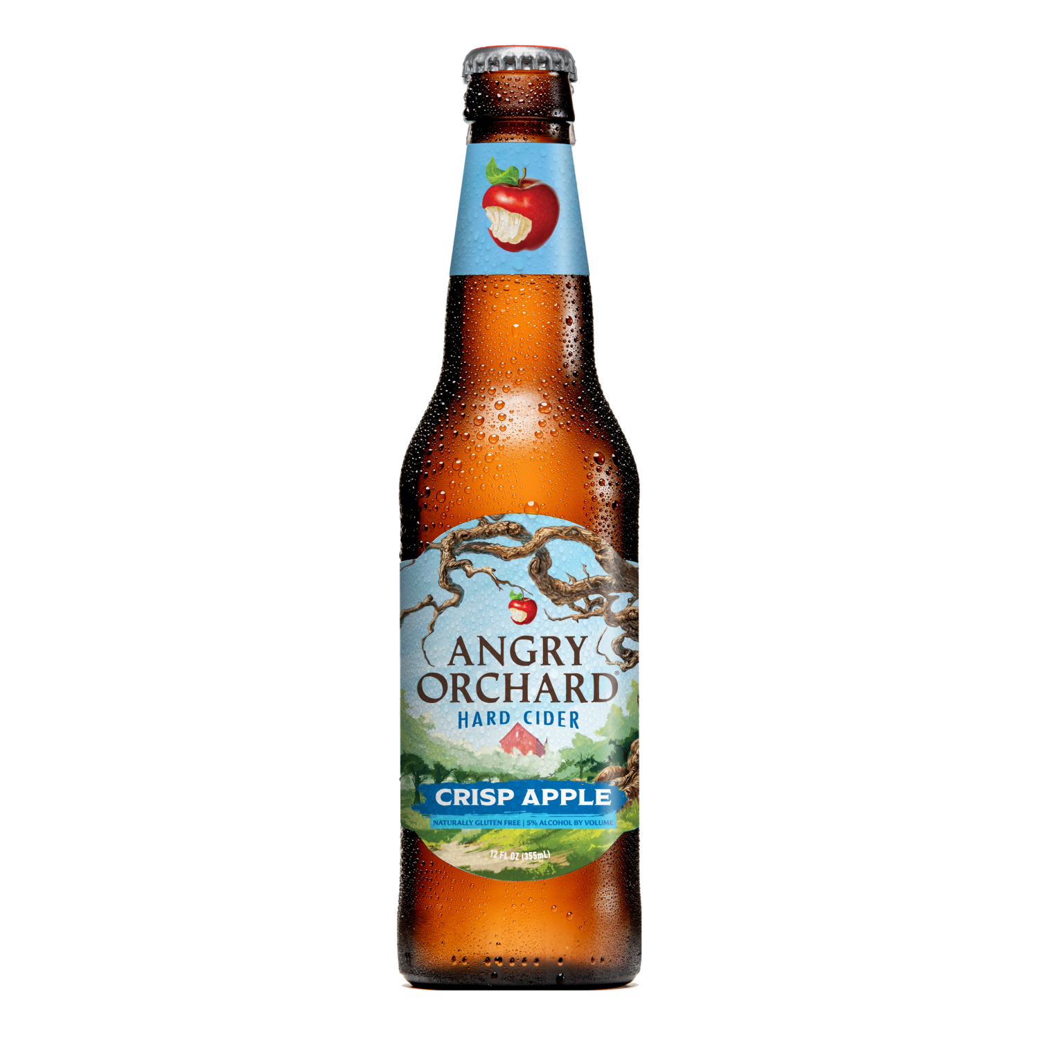 slide 2 of 3, Angry Orchard Crisp Apple Hard Cider, Spiked (12 fl. oz. Bottle, 6pk.), 6 ct