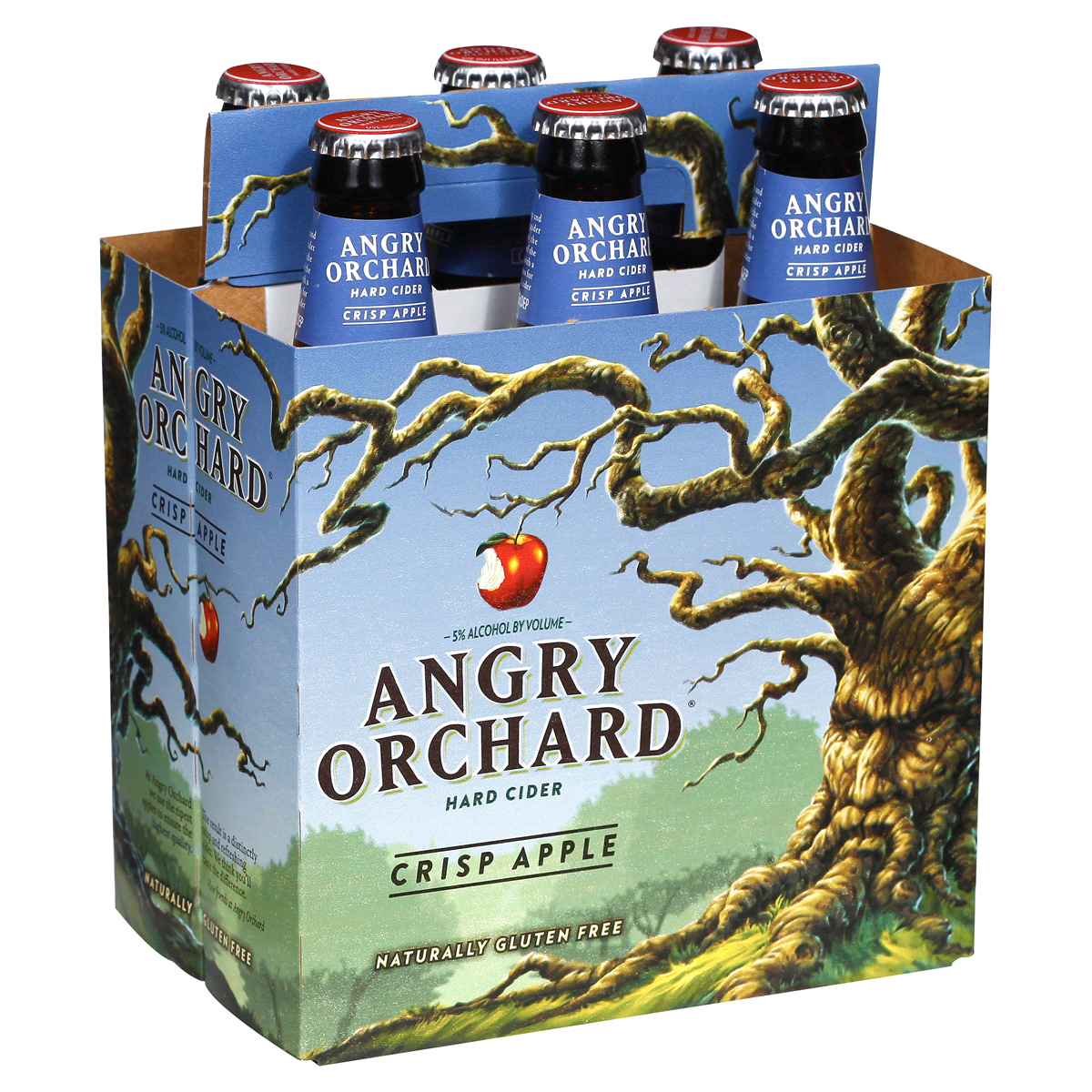 slide 4 of 10, Angry Orchard Crisp Apple Hard Cider, 6 ct; 12 oz