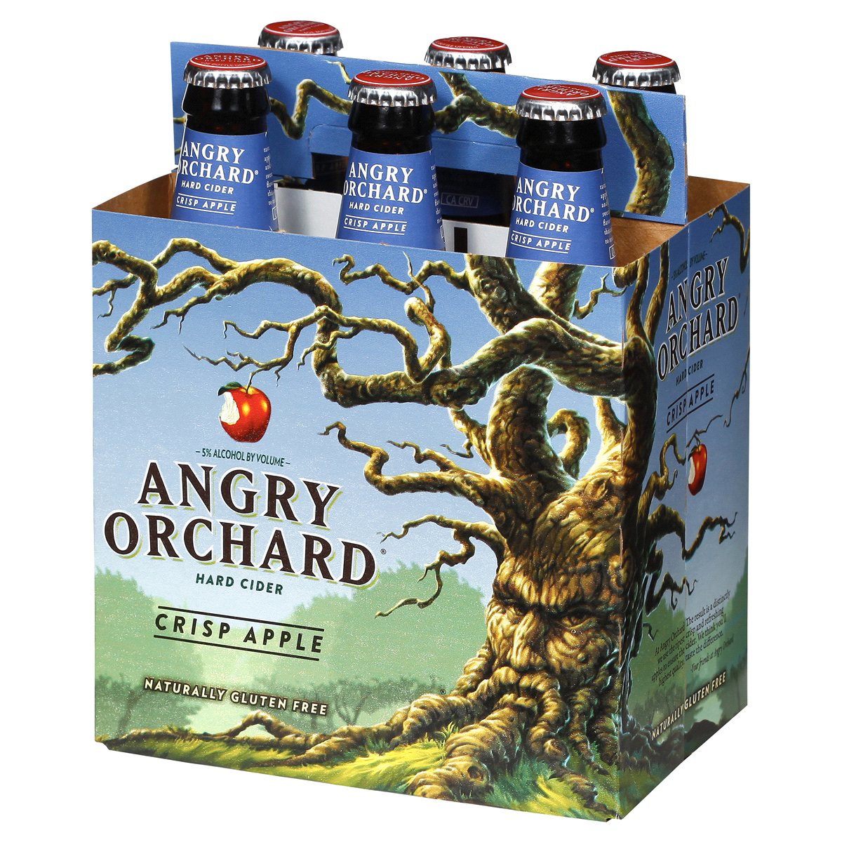 slide 5 of 10, Angry Orchard Crisp Apple Hard Cider, 6 ct; 12 oz