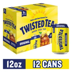 Twisted Tea Hard Iced Tea, Lemon, Original
