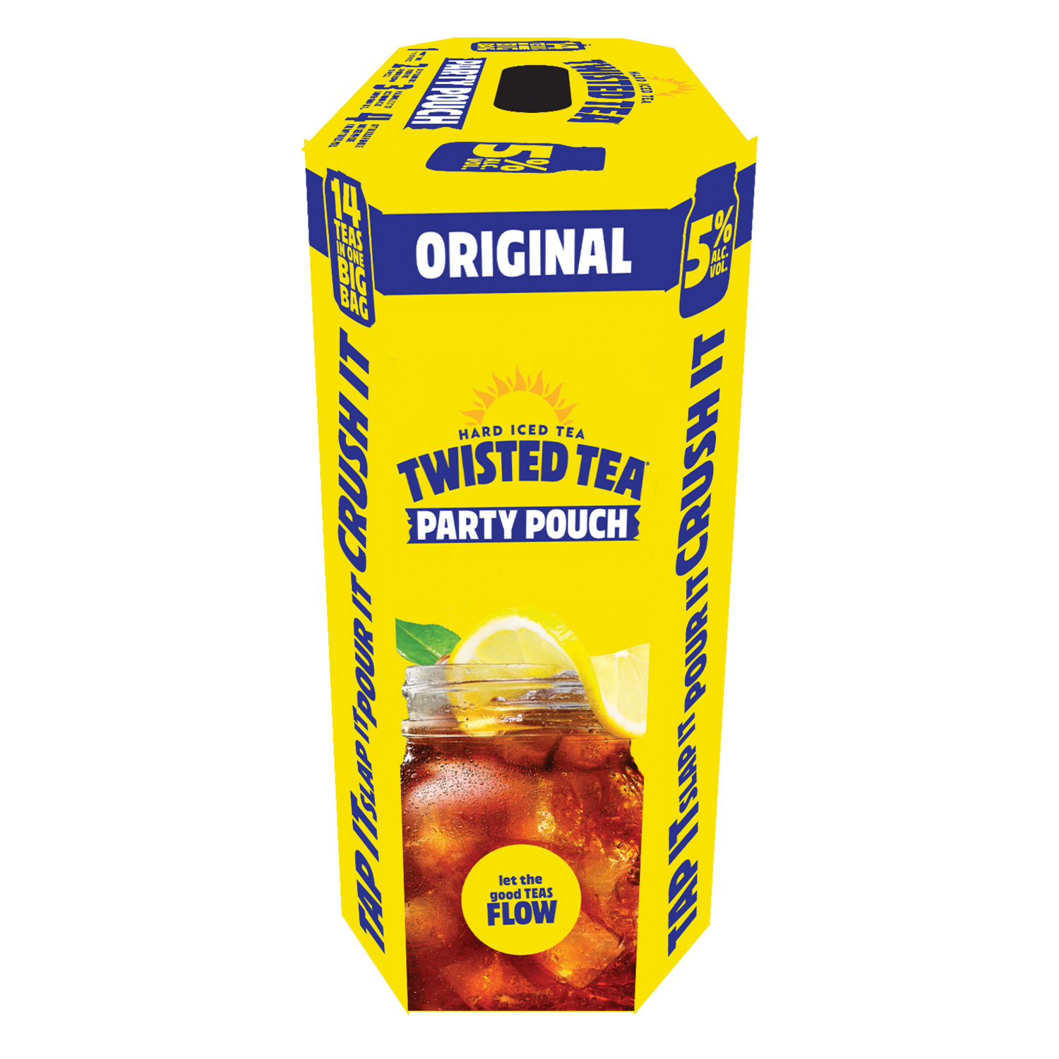 slide 2 of 4, Twisted Tea Hard Iced Tea, Lemon, Original, 5 liter