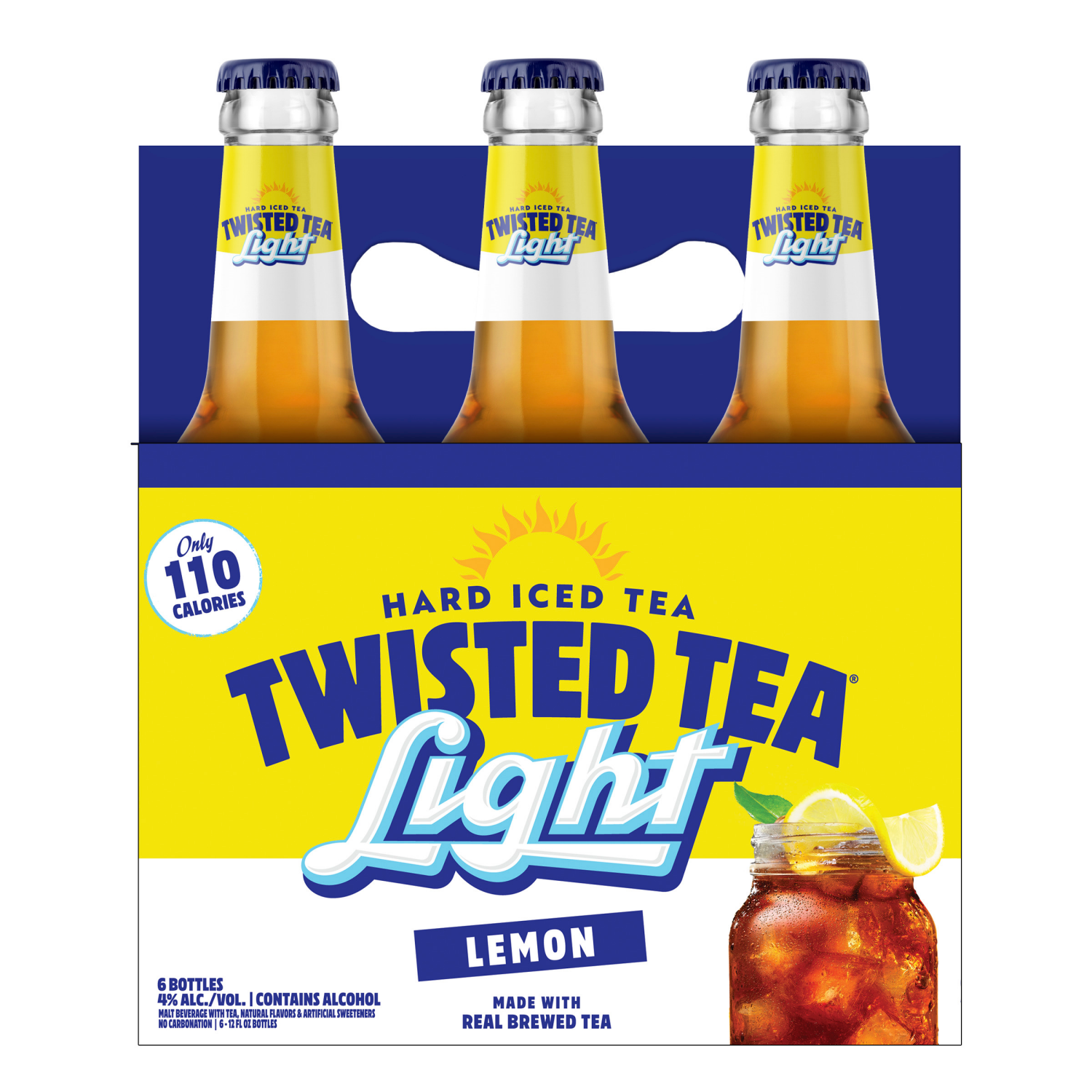 slide 4 of 4, Twisted Tea Hard Iced Tea, Light, 6 ct; 12 oz
