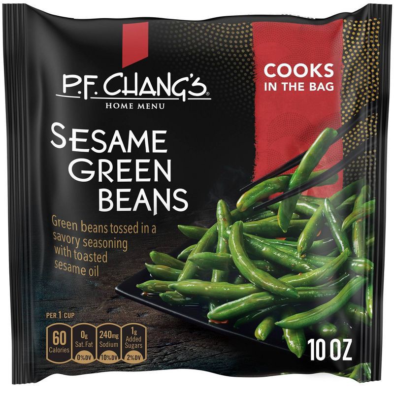 slide 1 of 4, P.F. Chang's Frozen Steam Sides Sesame Green Beans - 10oz, 10 oz