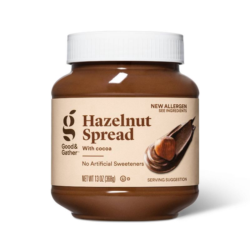slide 1 of 3, Chocolate Hazelnut Spread - 13oz - Good & Gather™, 13 oz