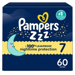 Pampers Swaddlers Overnight Diapers - Size 7 - 60ct