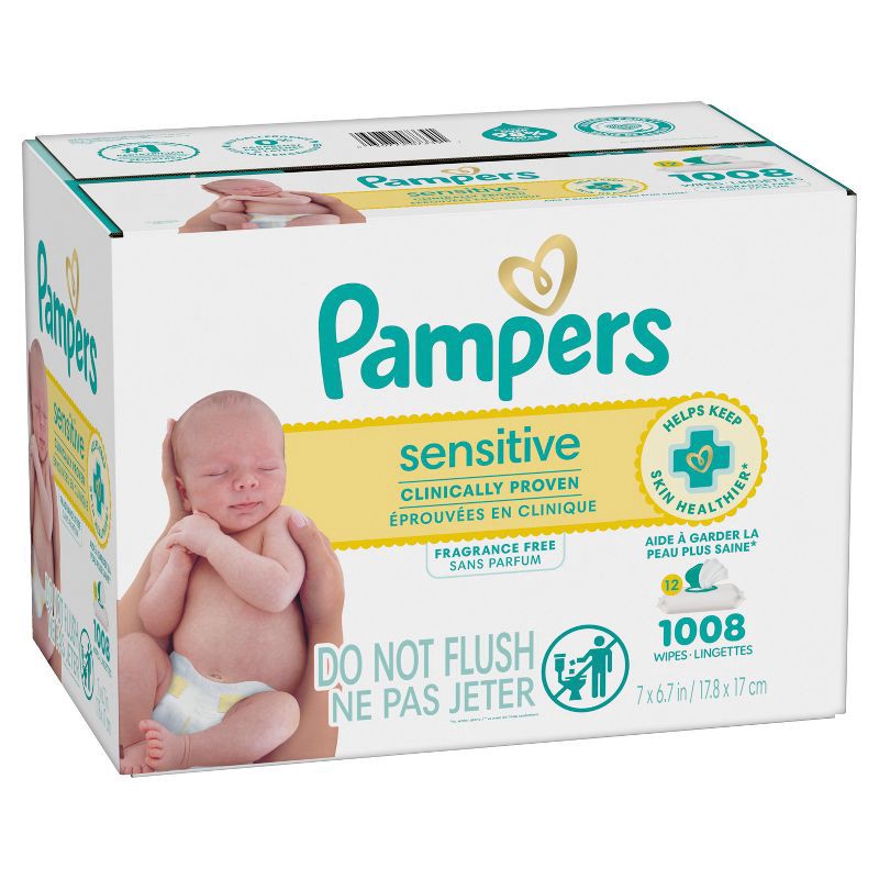slide 14 of 16, Pampers Sensitive Baby Wipes - 1008ct, 1008 ct