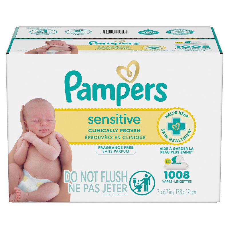 slide 16 of 16, Pampers Sensitive Baby Wipes - 1008ct, 1008 ct