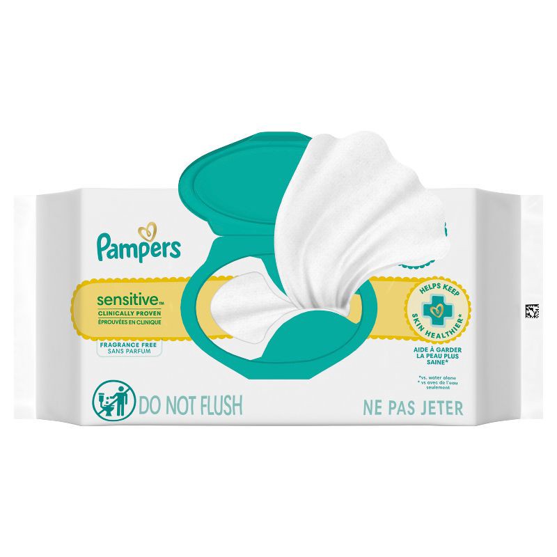 slide 15 of 15, Pampers Sensitive Baby Wipes - 84ct, 84 ct