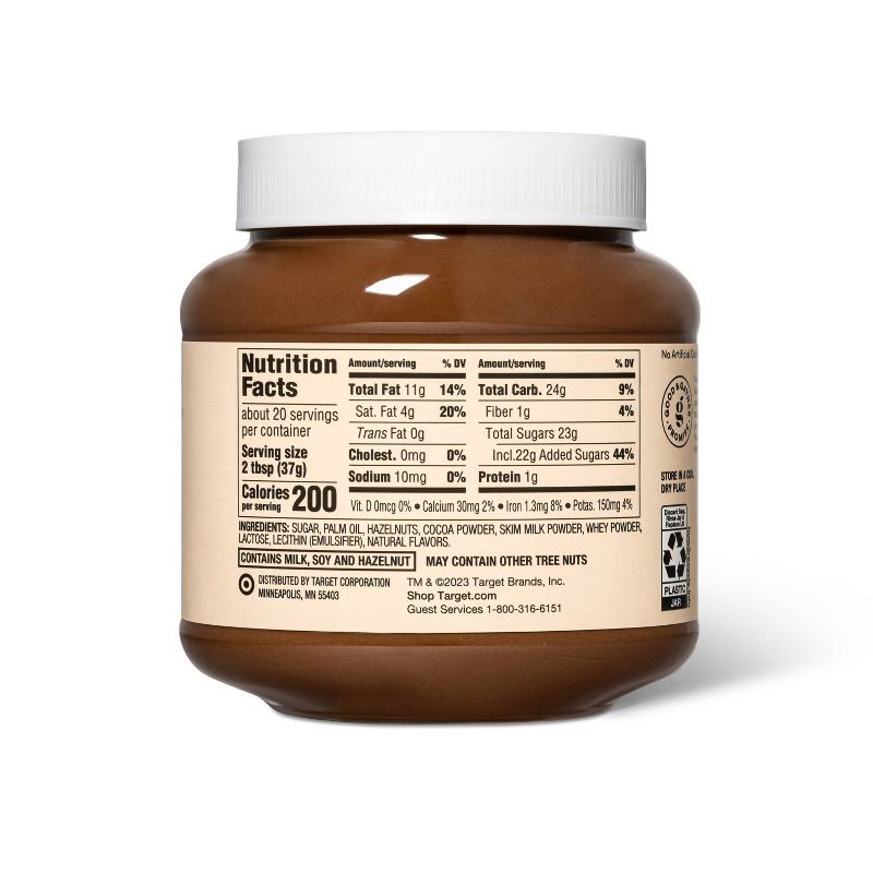 slide 3 of 3, Chocolate Hazelnut Spread - 26.5oz - Good & Gather™, 26.5 oz