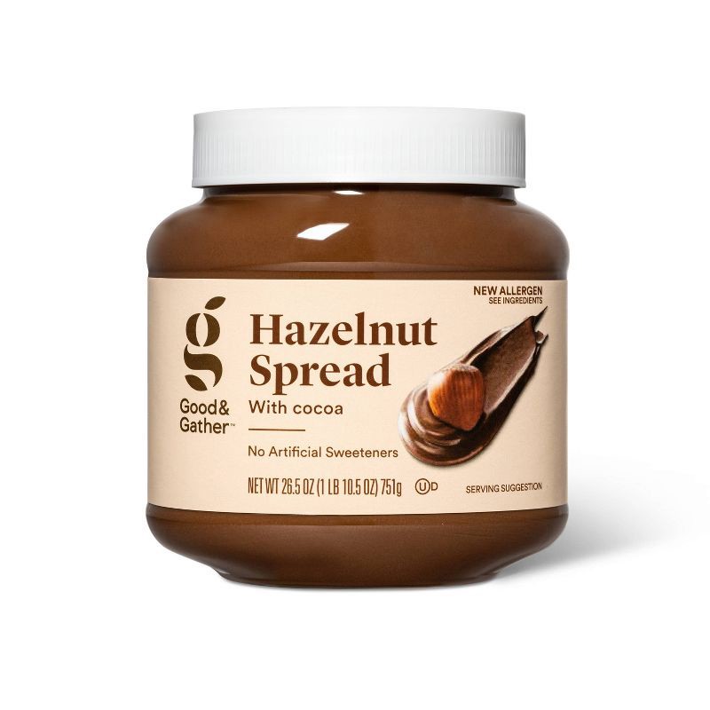 slide 1 of 3, Chocolate Hazelnut Spread - 26.5oz - Good & Gather™, 26.5 oz