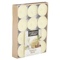 slide 25 of 29, Enticing Aromas Vanilla Bean Tealights, 24 ct
