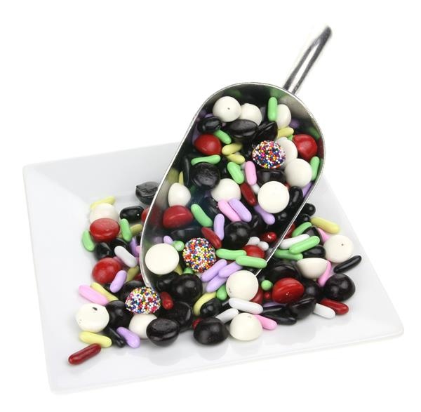 slide 1 of 1, Jelly Belly Licorice Bridge Mix, per lb