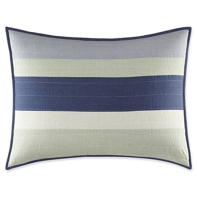 slide 1 of 2, Nautica Terry Cove Standard Pillow Sham - Green, 1 ct