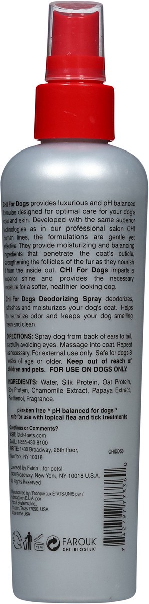 slide 9 of 13, CHI for Dogs Deodorizing Spray, 8 fl oz