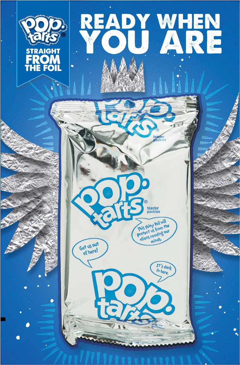 slide 9 of 10, Pop-Tarts Frosted Blueberry Toaster Pastries, 14.7 oz