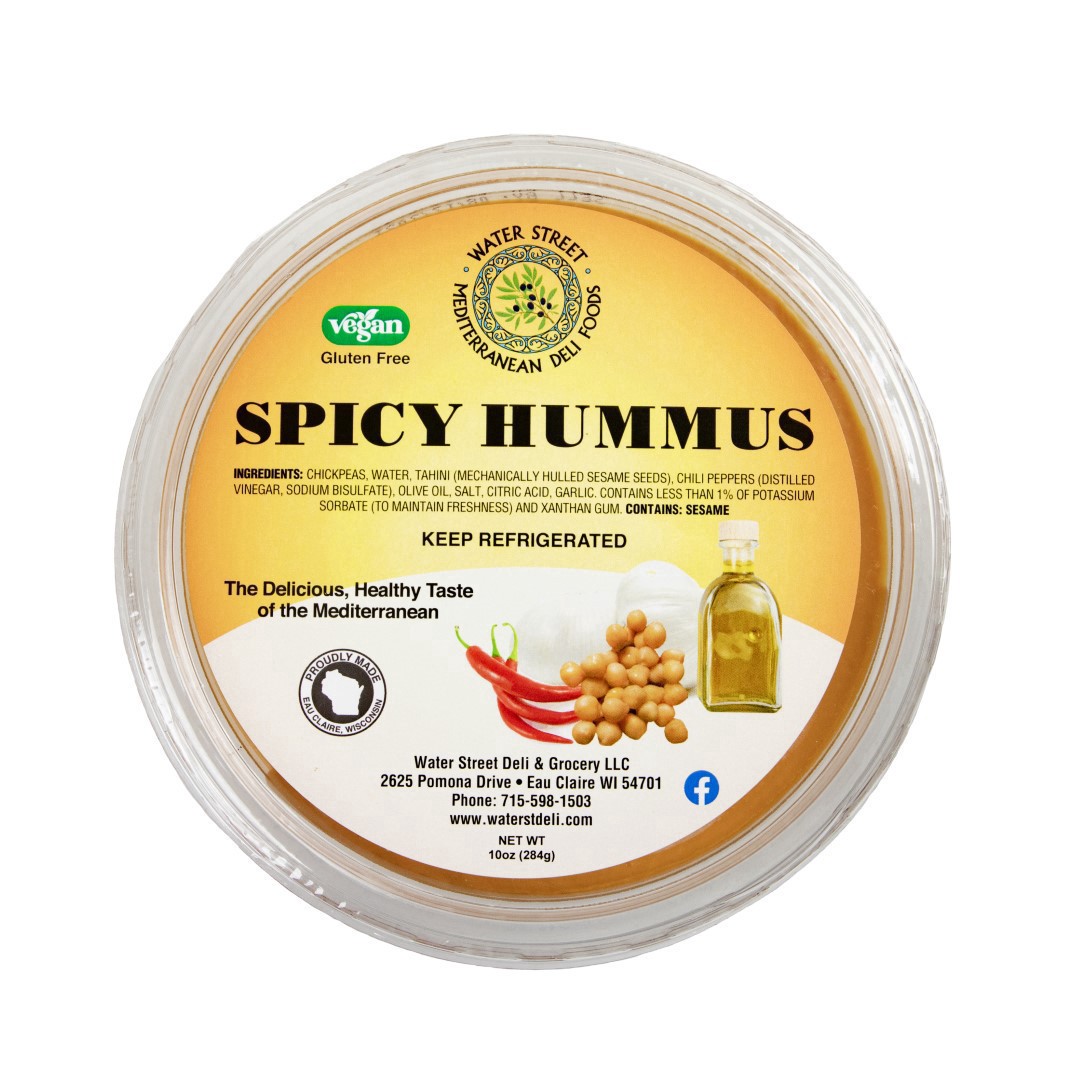slide 1 of 1, Water St. Deli Hummus-Chili Ppr, 